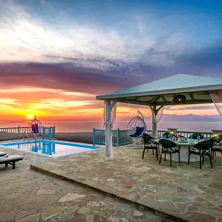 Villa Orizontas Corfu, Private Villa With Breathtaking Views Loutses Exterior photo