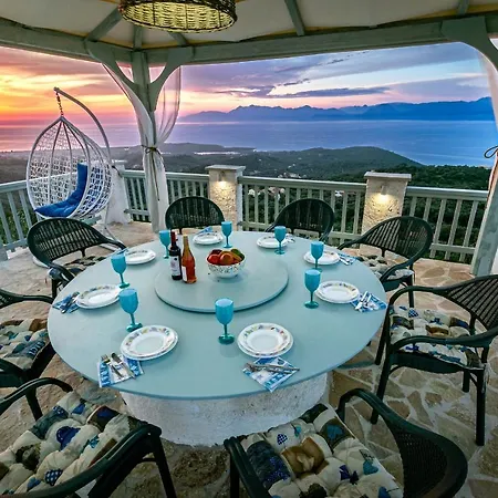 Villa Orizontas Corfu, Private Villa With Breathtaking Views Loutses Exterior photo