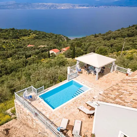 Villa Orizontas Corfu, Private Villa With Breathtaking Views Loutses Exterior photo