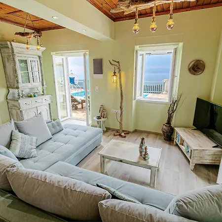 Villa Orizontas Corfu, Private Villa With Breathtaking Views Loutses Exterior photo