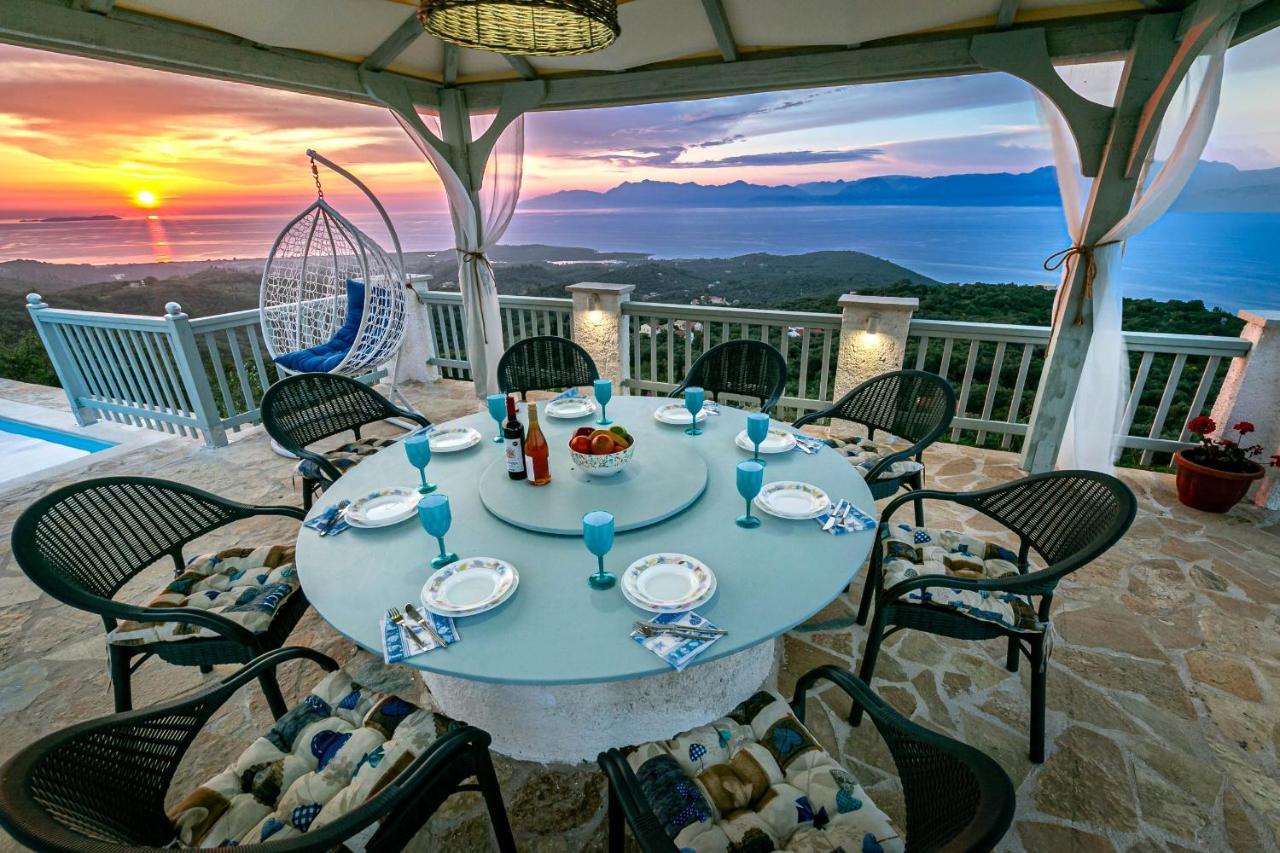 Orizontas Corfu, Private With Breathtaking Views Loutses