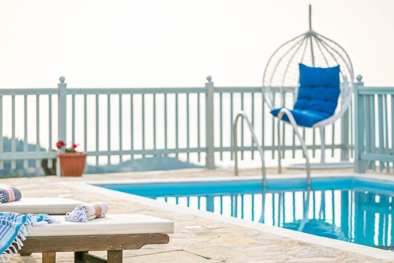 Villa Orizontas Corfu, Private With Breathtaking Views *